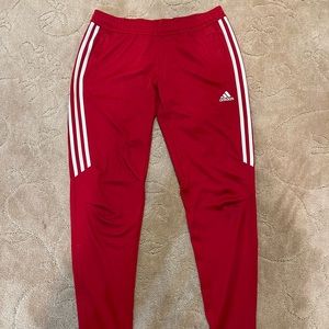 Red Adidas Tiro 17 Soccer Pants